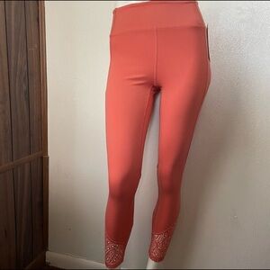 Victoria's Secret Pink Sport Buttery Soft peach High Waist 7/8 Ankle Legging S